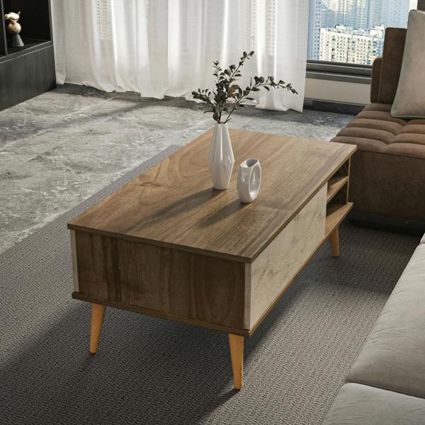 Decorotika Como 110 cm Modern Coffee Table