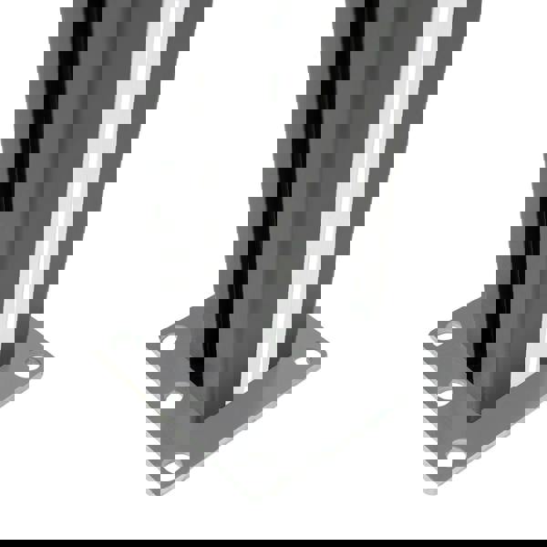 Monstershop Composite Fence Panel x 9 & LED Posts x 10 - Grey