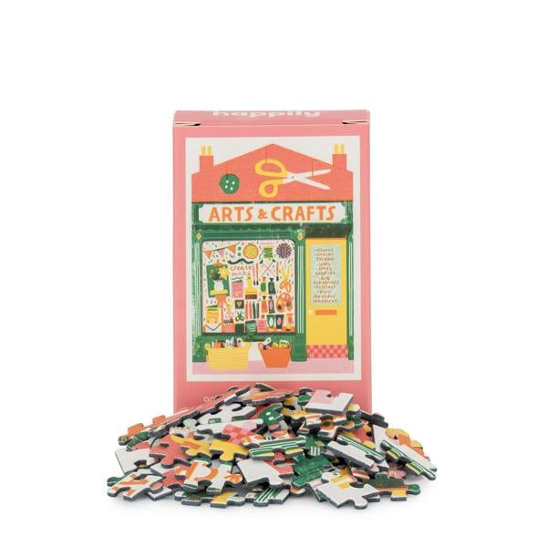 Happily Puzzles Arts & Craft Shop - 99 Piece Mini Jigsaw Puzzle