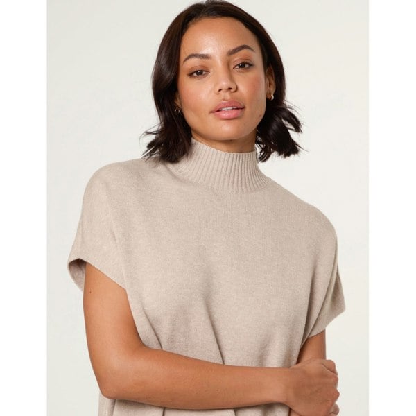 Blue Vanilla Oversized Sleeveless Jumper