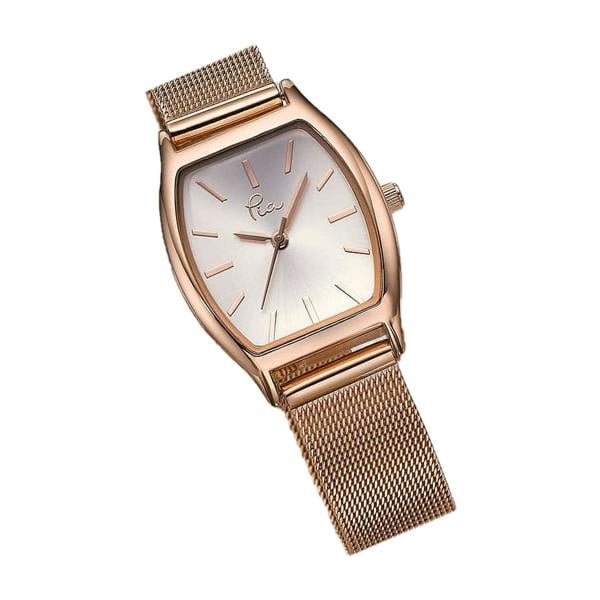 Pia Ahead of the Times Rose Gold-Tone Watch, Rose Gold-Tone Case with Mesh