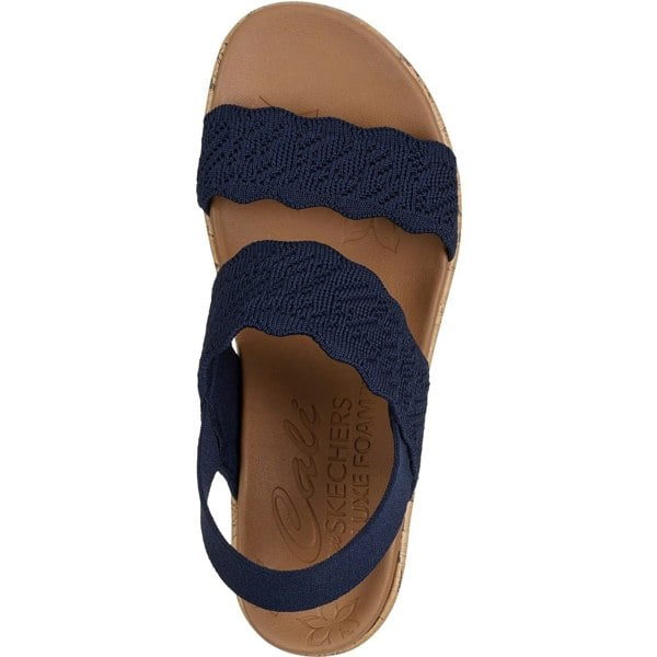 Skechers Beverlee Timeless Touch Textile Women's Navy Sandals