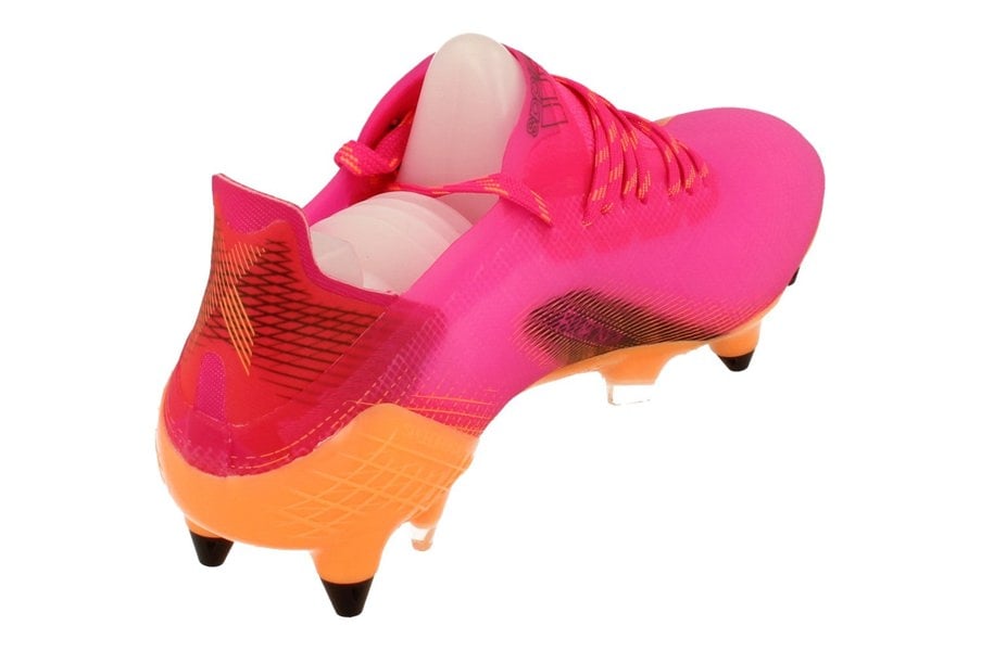 Adidas X Ghosted.1 Sg Mens Football Boots  FW6892 - Pink Orange Fw6892 - Photo 2