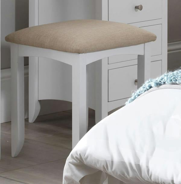 Statement Furniture Edward Hopper Dressing Table Stool Modern Upholstered Bedroom Seat