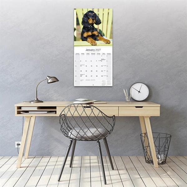 Gordon Setter Calendar 2027, Wall Calendars, Month To View, Dogs, Gift