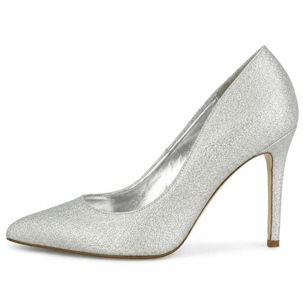 Anne Michelle Ladies Anne Michelle High Heel Pointed Toe Court Shoes F90048