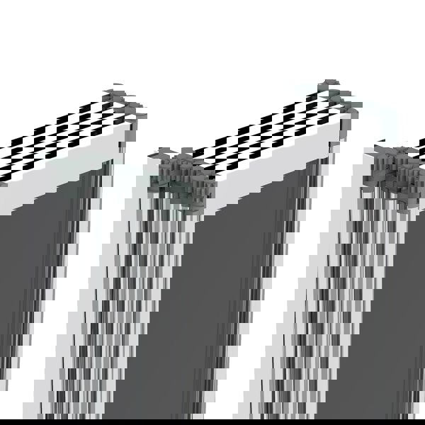 Living and Home 5-Fold Grey Glass Shower Screen