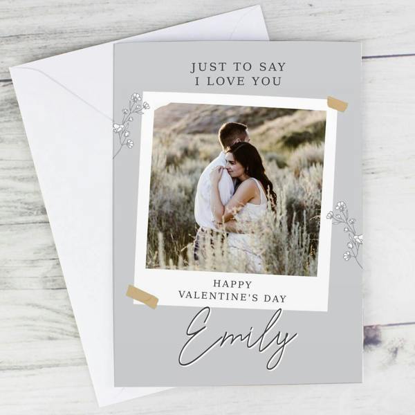 Personalised Photo Greeting Card - close-up detail