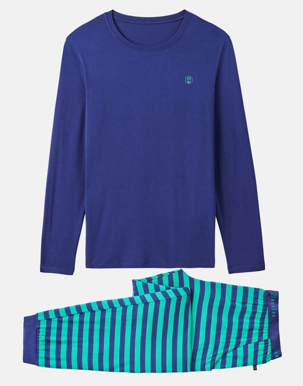 British Boxers Men's Bamboo Pyjama Set - Vivid Green