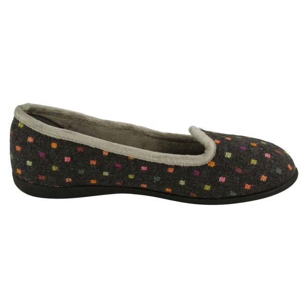 Padders Ladies Padders Slip On Textile Slippers - Albertine