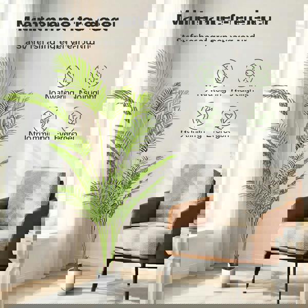 Levede Artificial Palm Tree Fake Plant Home Office Decor Realistic Faux Tree