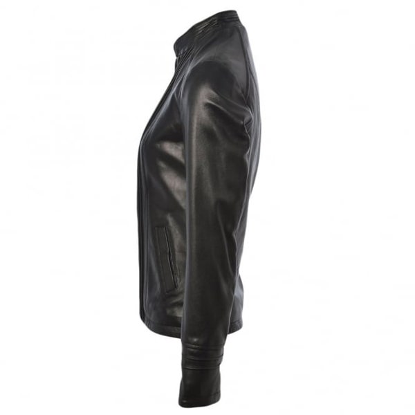 Ashwood 'Infinity' Mandarin Collar Leather Jacket: AWL-710