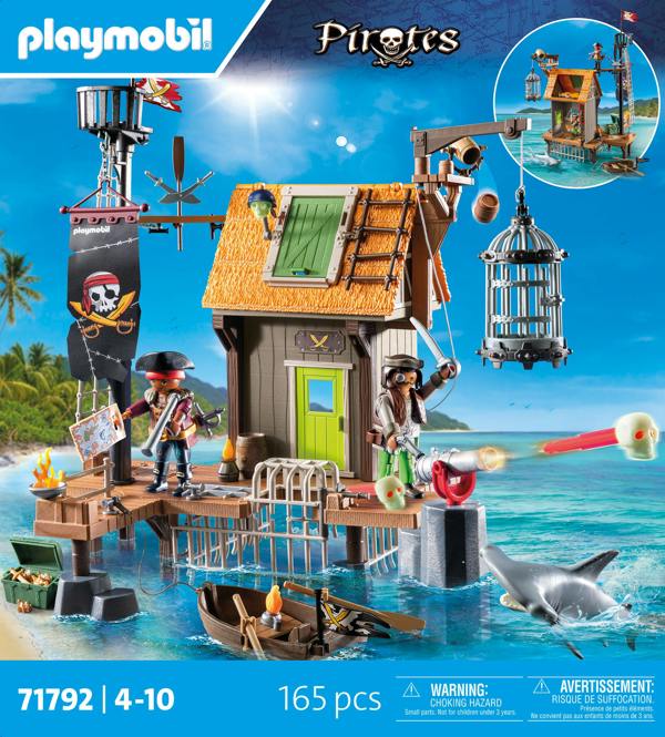 Playmobil Pirates Pirate Harbor with Prison & Cannon