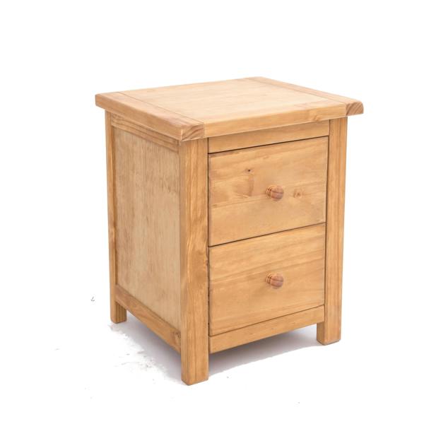 Cabinet Bits Lugo 2 Drawer Bedside Table