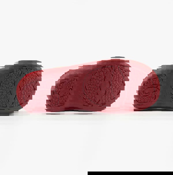 Sleepers SOPHIE Womens Textile Polka Dot Full Slippers Burgundy