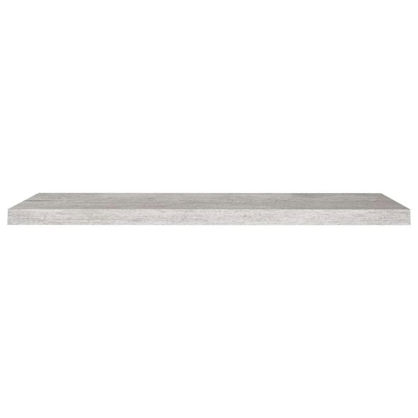 Berkfield Floating Wall Shelf Concrete Grey 90x23.5x3.8 cm MDF