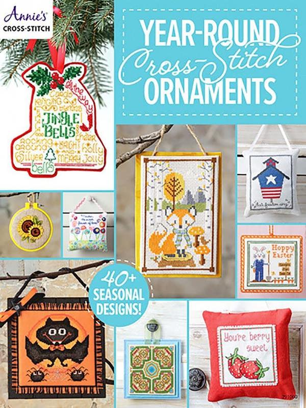 Year-Round Cross-Stitch Ornaments