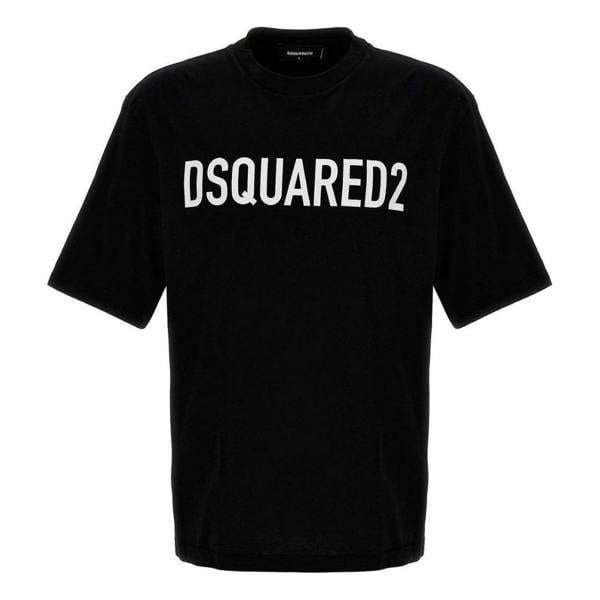 DSquared2 Mens Logo T-Shirt - Black - 