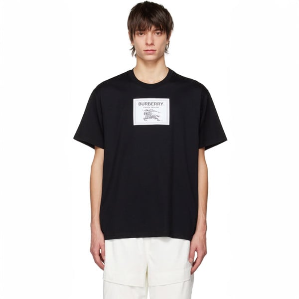 Burberry Box Logo T-Shirt - Black