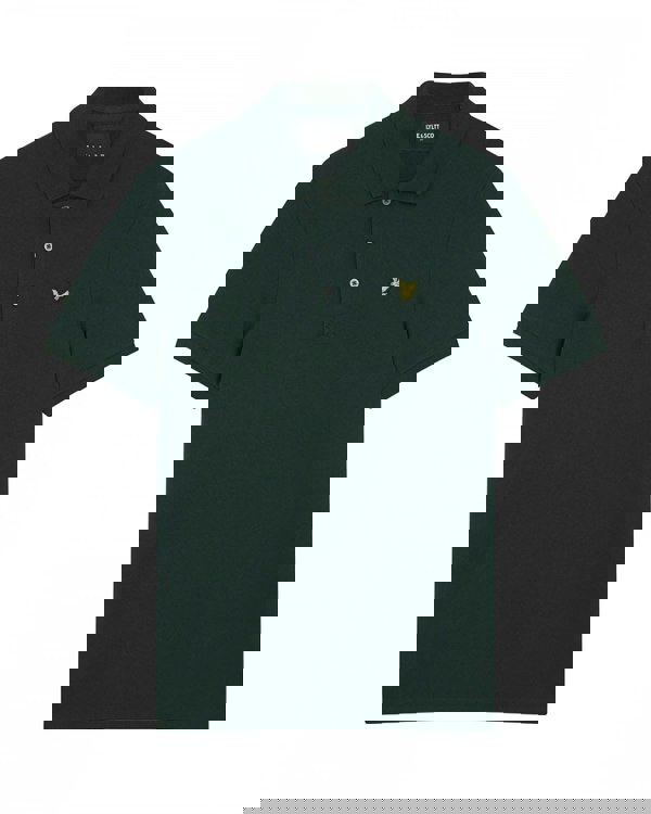 Lyle & Scott Plain Mens Polo Shirt SP400VOG - W486 Dark Green