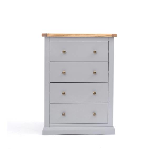 Rocca 4 Drawer Chest of Drawers Brass Knob