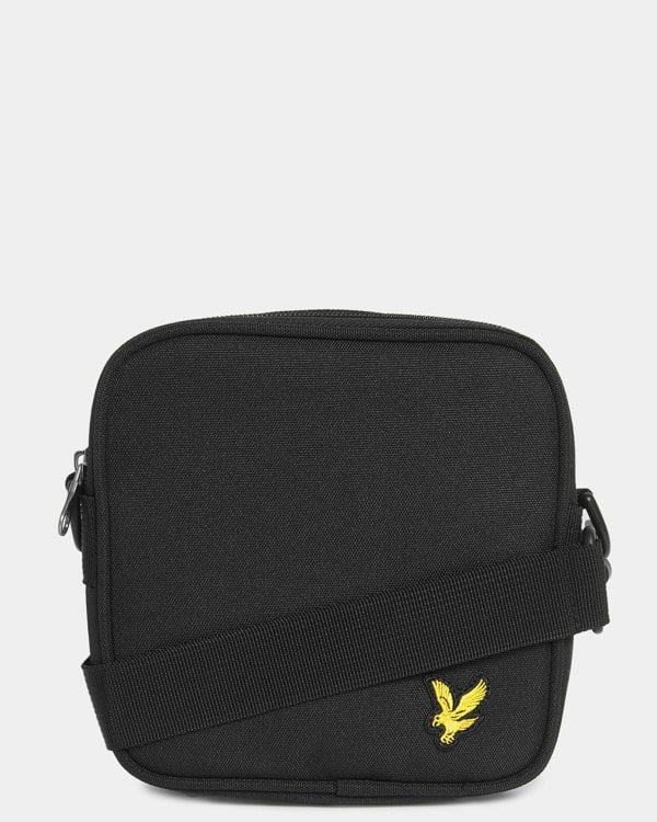 Lyle & Scott Cross Body Bag - Z865 Jet Black - CHO - Designer Unisex Bags
