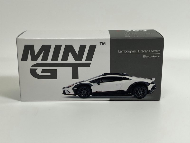 Mini GT Lamborghini Huracan Sterrato Bianco Asopo LHD 1:64 Scale MGT00763L