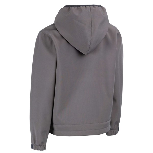 Trespass Childrens/Kids Faster Soft Shell Jacket - Storm Grey/Sulphur