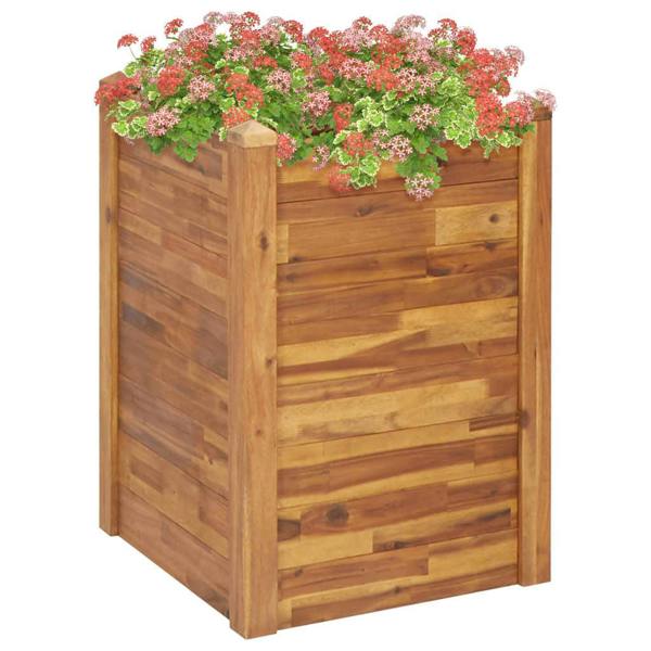 Berkfield Garden Raised Bed 60x60x84 cm Solid Acacia Wood