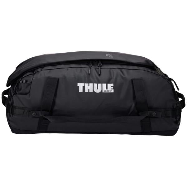 Thule Chasm 70L Duffel Bag Black Travel Luggage Backpack Recycled