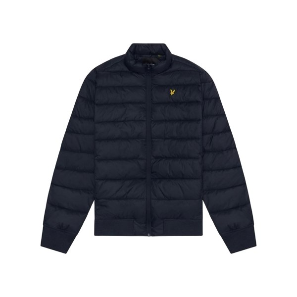 Lyle & Scott Mens Funnel Neck Padded Jacket - Dark Navy