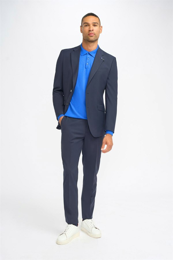 House of Cavani Malibu Navy Regular Blazer