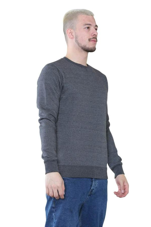 Elaina Fashion Men's Classic Grey Sweatshirt - Casual Comfort and Stylish Fit