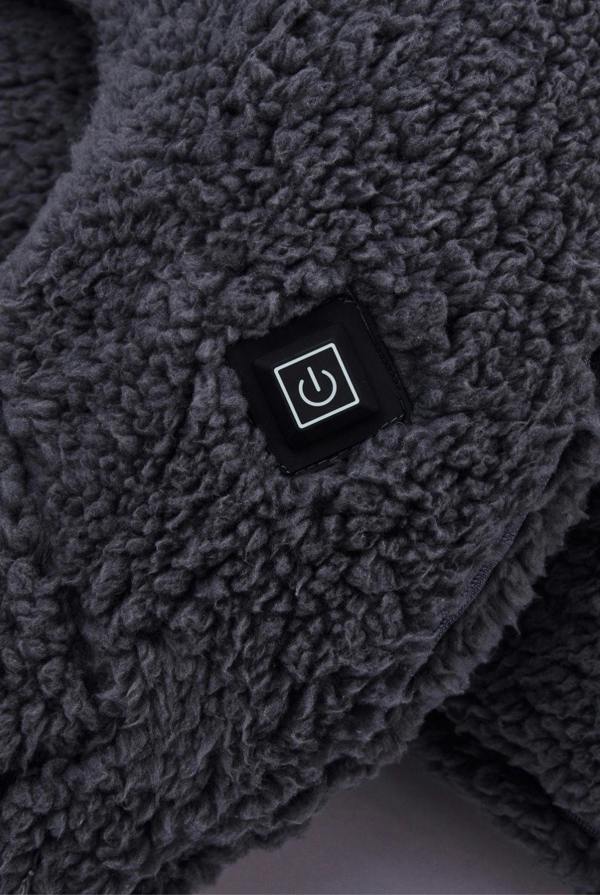 Ezysleep Teddy Fleece Heated Neck Pillow