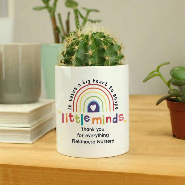 Personalised 'Shape Little Minds' Ceramic Storage Pot - main product image