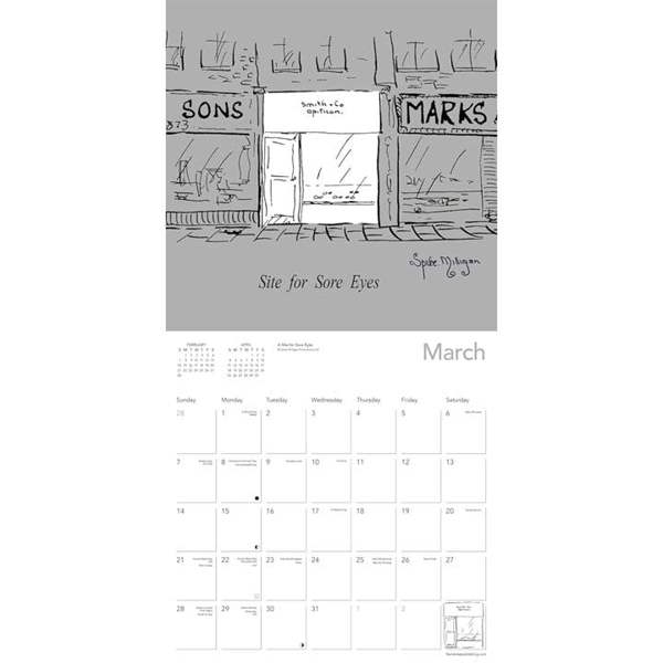 Spike Milligan Calendar 2027, Wall Calendars, Month To View, Humour, Gift