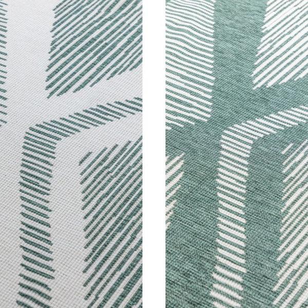 Hanse Home Reversible Indoor & Outdoor Green Rug – Rhombus Design