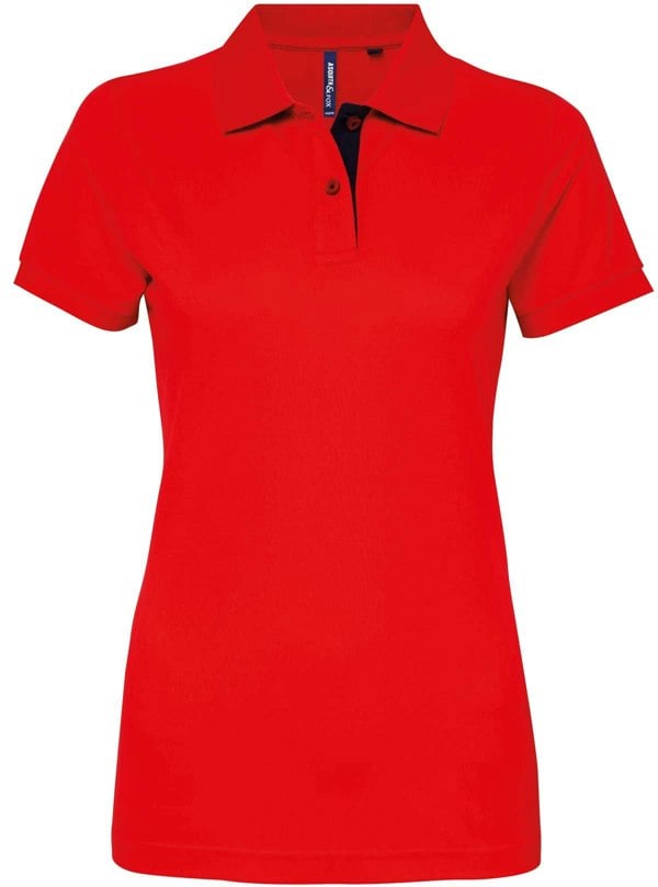 Asquith & Fox Women's Asquith & Fox 100% Cotton Polo