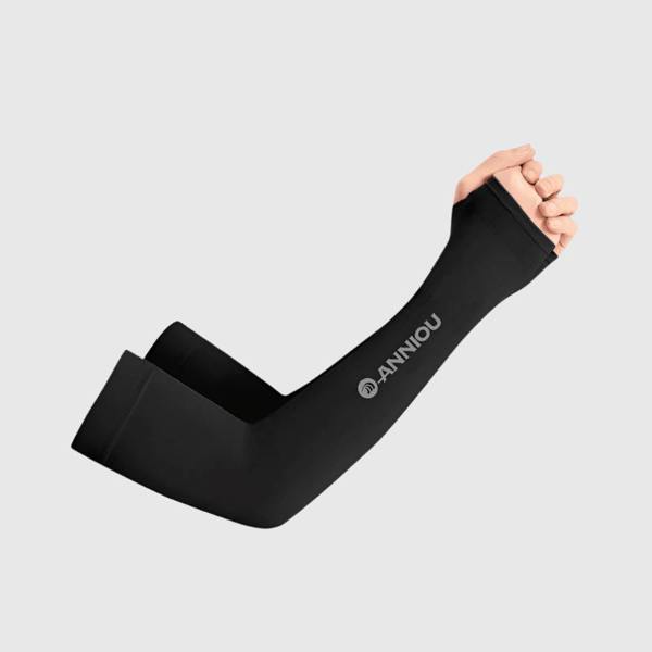 Anniou Mosquito Repellent UV Arm Sleeves - Black