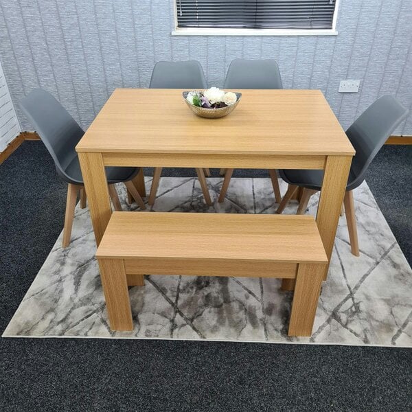 Kosy Koala Dining Table Set with 4 Chairs Dining Room and Kitchen table set of 4, and Benches