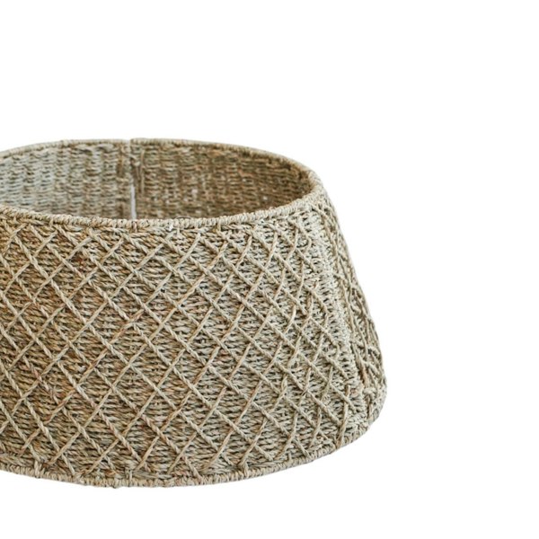 Ivyline Round Foldable Diamond Wicker Tree Skirt