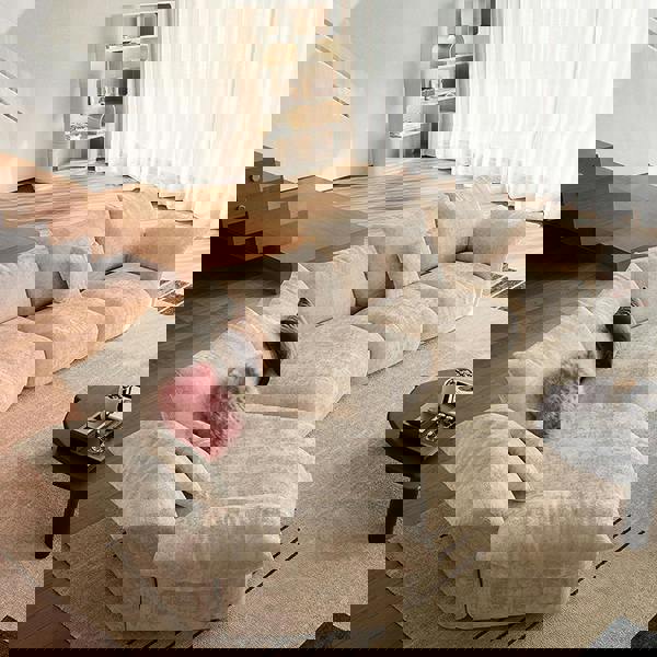 Flower Modular Three Seater Sofa-Weilai Concept