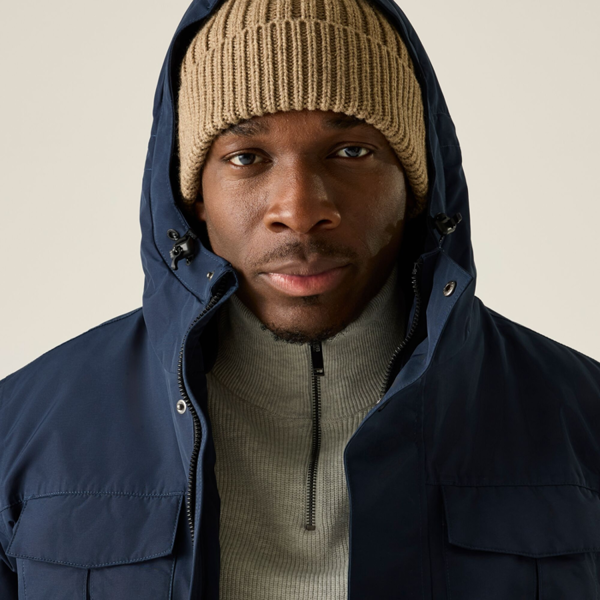 Regatta Mens Eamont Insulated Waterproof Jacket - Navy/Black