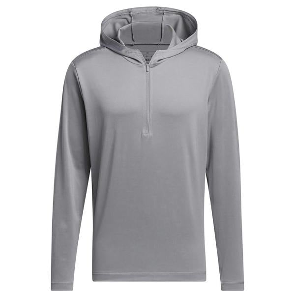 Adidas Mens Lightweight Hoodie - Grey Three - 