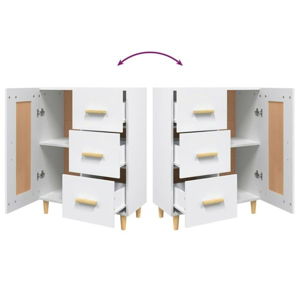 Berkfield Sideboard White 69.5x34x90 cm Engineered Wood