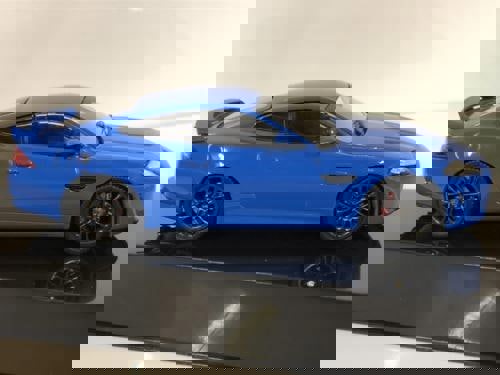 jaguar xkr s  french racing blue 1:43 scale ixo new boxed
