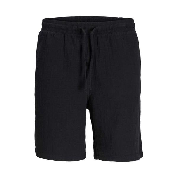 Jack And Jones Mens Textured Sweat Shorts - Black - 