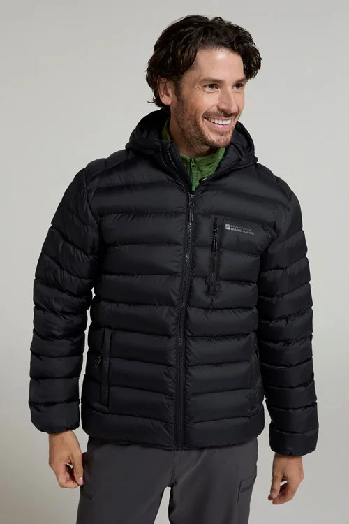 Mountain Warehouse Mens Link Padded Jacket - Jet Black