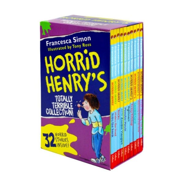 Horrid Henry's Totally Terrible Collection 10 Books Set 32 Utterly Wicked Stories & 2 Joke Books