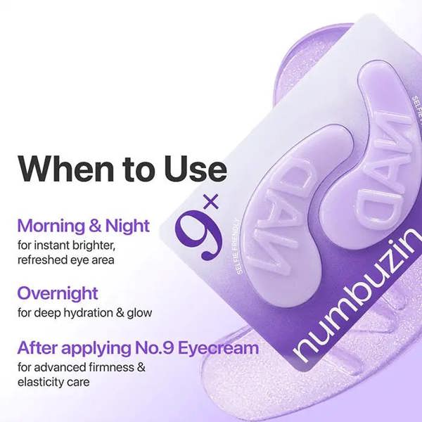 NUMBUZIN No.9 NAD+ Collagen Under Eye Patches (5 pairs)